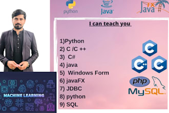 python, data science and machine learning project for you
