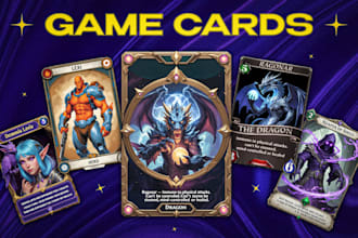 design a custom template for a tcg , playing cards