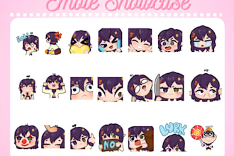 make twitch or discord emotes