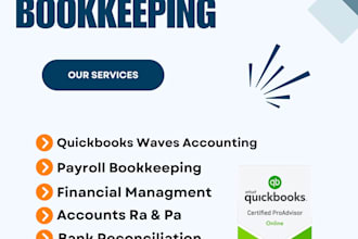 do quickbooks bokkkeeping cleanup and bank reconciliation