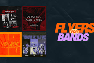 create amazing flyers for you or your band to promote your new show
