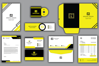 design business card, letterhead, logo, and stationery design