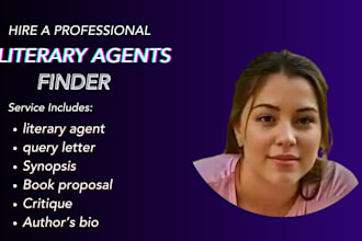 find literary agent for children book, query letter, synopsis, book proposal