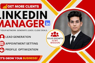 be your linkedin marketing manager