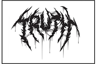 make death metal logo design
