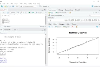 do advanced statistical data analysis using stata, r, eviews spss, and excel