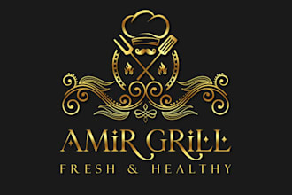 design unique restaurant food logo design