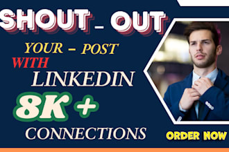 share, shoutout your article with 8k my linkedin audience, influence marketing