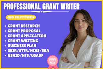 sbir grant write grant proposal grant research for nihs nsf sttr usadf usaid