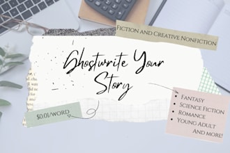 ghost write your novel