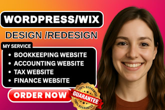 design bookkeeping website accounting website tax, bookkeeping landing page