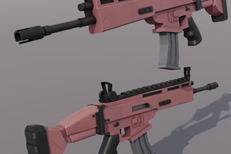 create 3d roblox weapons,3d accessories, 3d guns,3d models,3d roblox tools