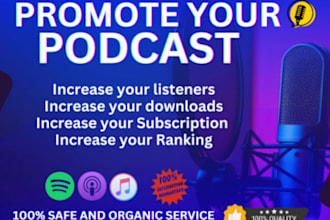 promote your podcast and help increase downloads