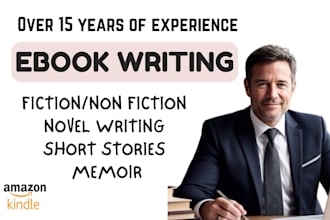be your non fiction novel ebook writer ghostwriter amazon KDP formatting