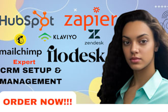 set up zendesk flodesk freshchat freshdesk hubspot CRM gorgias and chatbot