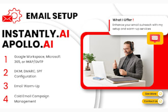 connect instantly ai users email for warmup and campaigns