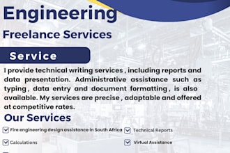 proofread engineering or technical reports