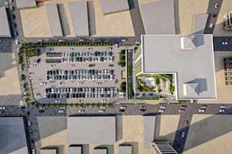 create masterplan and 2d, 3d renders for property, plot or landscape design