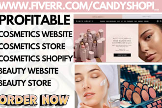 build cosmetics shopify store cosmetics store cosmetics beauty makeup website