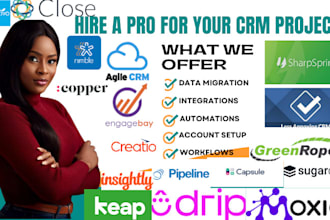 setup moxie keap insightly nimble drip close freshsales copper agile apptivo crm
