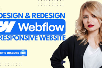 be your webflow expert to build a stunning webflow website