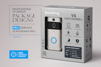 do product packaging box design and amazon packaging design