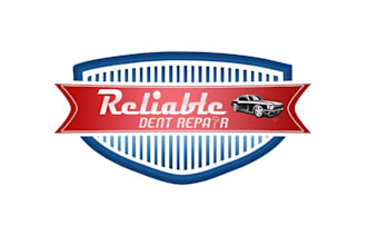 design clean looking dent repair company logo