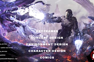 environment design, concept art and illustration