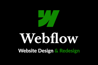 build, develop, design or redesign webflow website