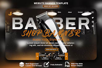 design barber website barbershop and salon website with online booking