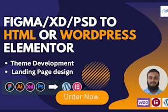 convert figma to html, xd to html, PSD to HTML bootstrap responsive tailwind css