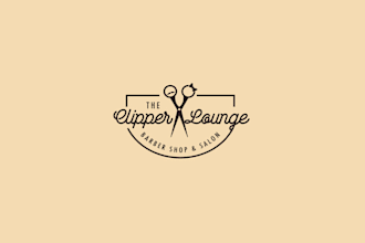 make good looking modern barbershop salon logo