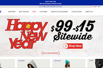build a fashion forward shopify clothing store design