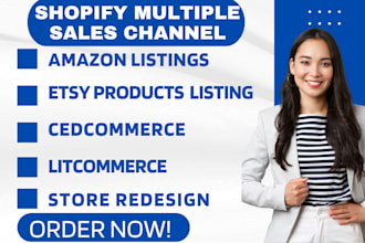 design shopify multiple sales channel litcommerce dpl cedcommerce amazon etsy