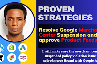 resolve google shopping ads, merchant center gmc suspension issue for shopify