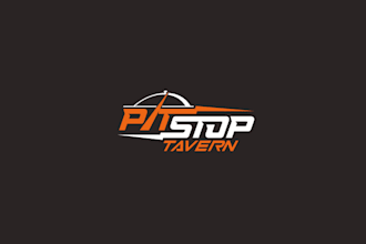 make creative admirable pit stop tavern logo