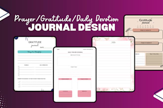 design custom daily devotion prayer journal christian gratitude journal planner