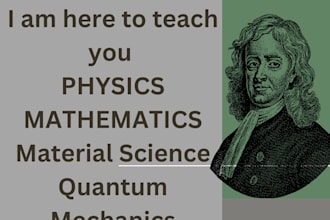 assist you in physics and mathematics up to graduation level