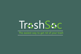 make exceptional trash hauling service logo