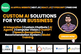 develop ai chatgpt mobile app or website ai saas app ai chatbot ai software