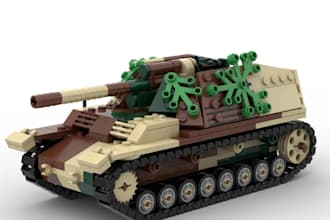 do custom lego design for aircraft, space ship or building with PDF instructions