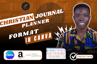 design, format christian journal, christian ebook prayer, tract in canva