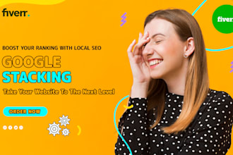 create google authority stacking entity backlinks for local SEO