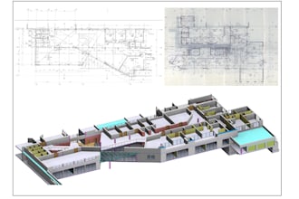 convert 2d PDF or cad to 3d bim model