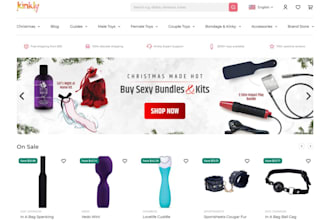 design adult shopify website adult toy shopify store adult dropshipping store