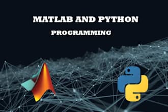 do matlab and python programming