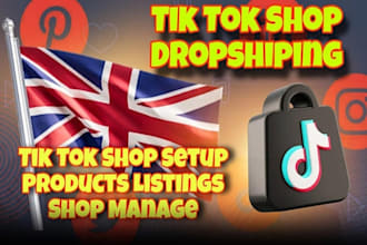 setup tiktok shop, and do tiktok marketing manage tiktok shop