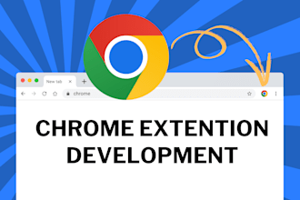 be your chrome extention developer, custom chrome extentions