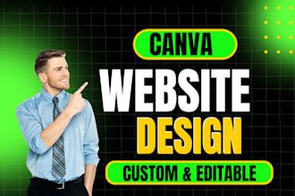 create websites , landing page, newsletter using canva pro