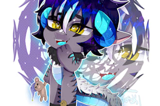 draw chibi furry art